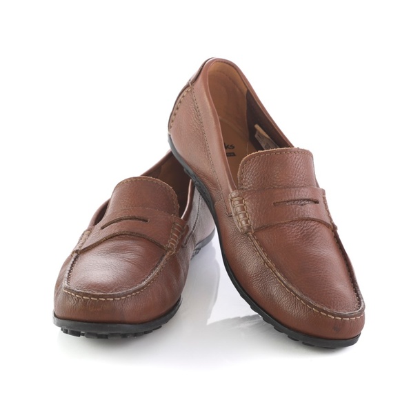 Clarks Other - Clarks Collection Cognac Brown Penny Loafers Shoes